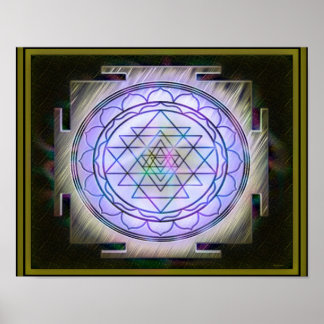 Affiche Divine Sri Yantra13