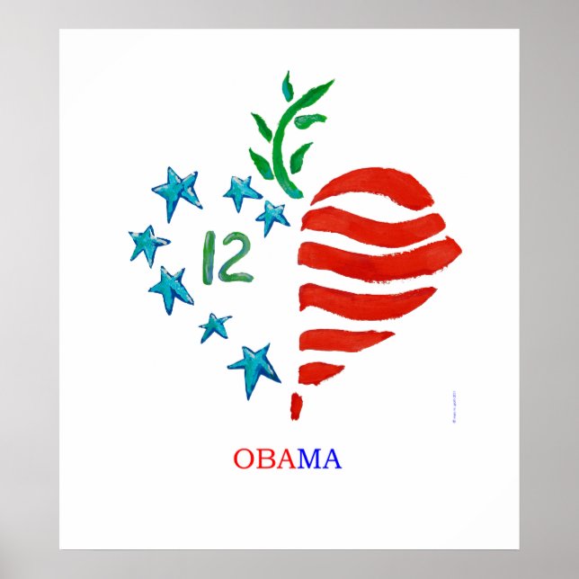 Affiche d'Obama 2012 (Devant)