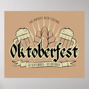 Affiche d'Oktoberfest