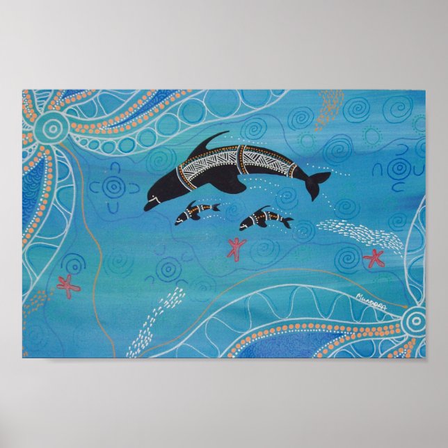 Affiche Dolphin Twin Calves (Devant)