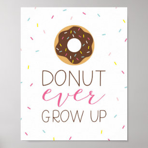 Affiche Donut à jamais jeune