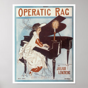 Affiche d'opéra de chiffon