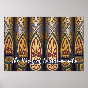 Affiche d'organe de tuyau