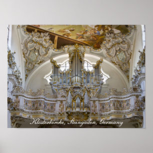 affiche d'orgue de l'abbaye de Steingaden
