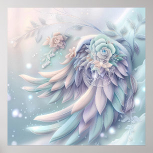 Affiche Dreamy Christmas Angel Wings
