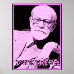 Affiche drôle de Pink Freud Signe Impression