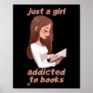 affiche drôle "JUST A GIRL..."