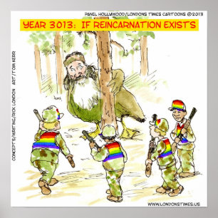 Affiche drôle LGBT Vs Canard géant