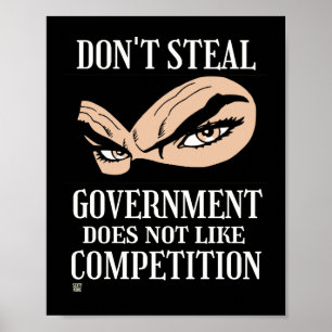 affiche drôle "N'ENLEVEZ PAS...1"