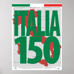Affiche du 150e anniversaire de l'unification de l