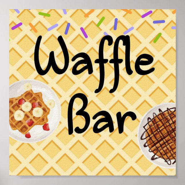 Affiche du Bar Waffler (Devant)