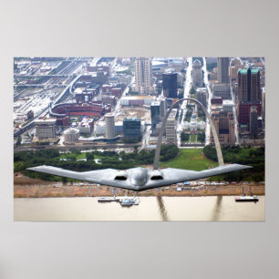 Affiche du bombardier B-2 Spirit