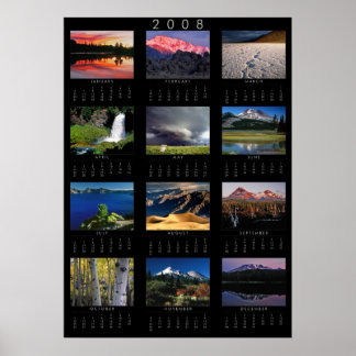 Affiche du calendrier 2008