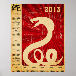 Affiche du calendrier 2013 2