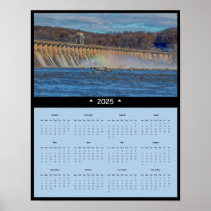 Affiche du calendrier du barrage Conowingo 2025