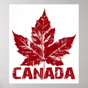 Affiche du Canada Affiche de la feuille d'érable d