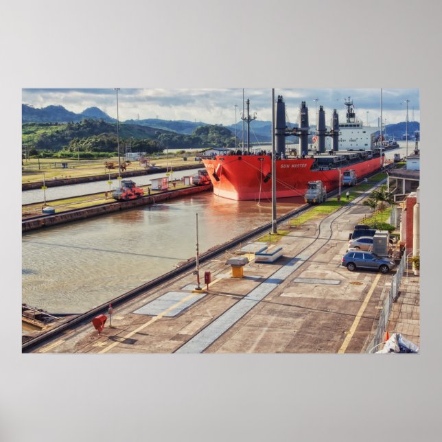 Affiche du canal de Panama (Devant)