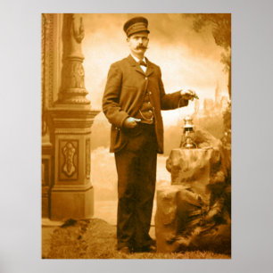 Affiche du chef de train