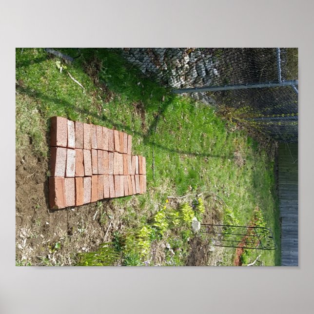 affiche du chemin de jardin (Devant)