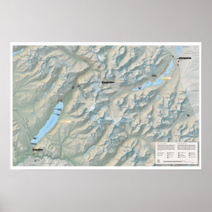 Affiche du chemin Glacier Going-to-the-Sun (Montan