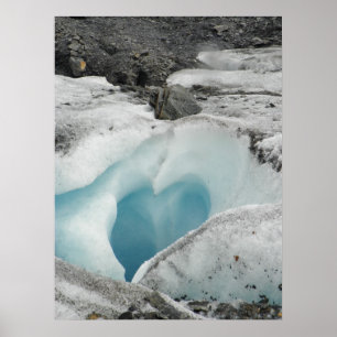 Affiche du coeur du glacier