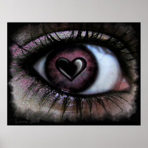 Affiche du coeur U d'oeil