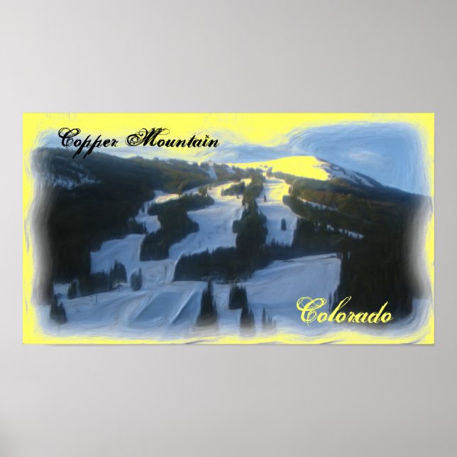 Affiche du Colorado de Copper Mountain (Devant)