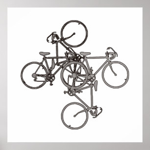 affiche du cool vélo inspiré