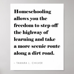 Affiche du devis Inspirational Homeschool