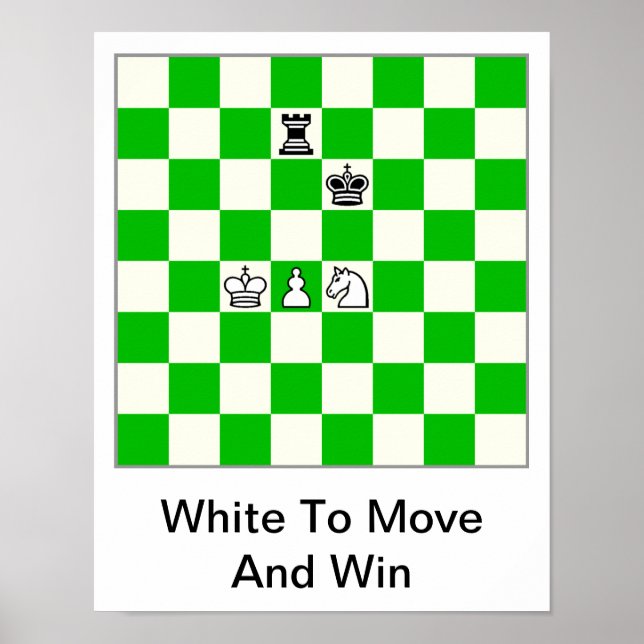 Affiche du diagramme des échecs (Devant)
