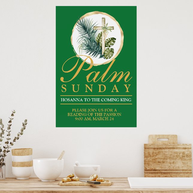 Affiche du dimanche des Rameaux (Cuisine)