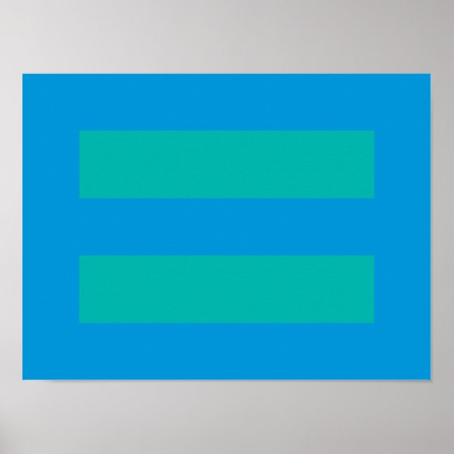 Affiche du drapeau antidiscrimination 16"x12" (Devant)