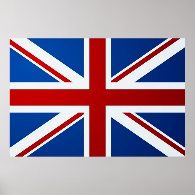 affiche du drapeau britannique (Devant)