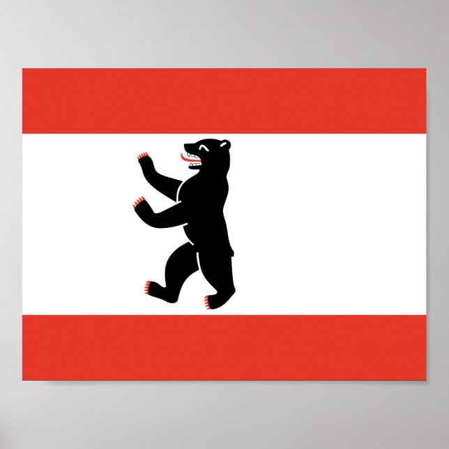 Affiche du drapeau de Berlin (Devant)