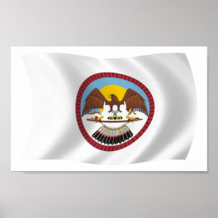 Affiche du drapeau de la tribu Ute Imprimer