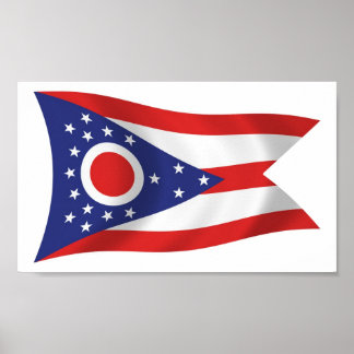 Affiche du drapeau de l'Ohio Imprimer