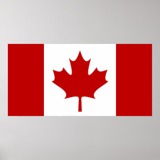 Affiche du drapeau du Canada