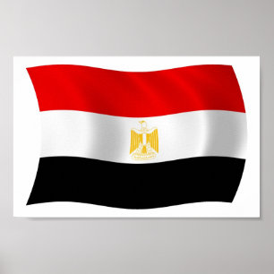 Affiche du drapeau égyptien