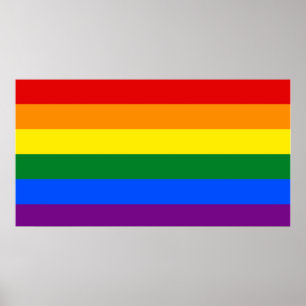 affiche du drapeau LGBT