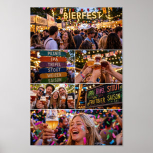 Affiche du festival doré de joie et de rires