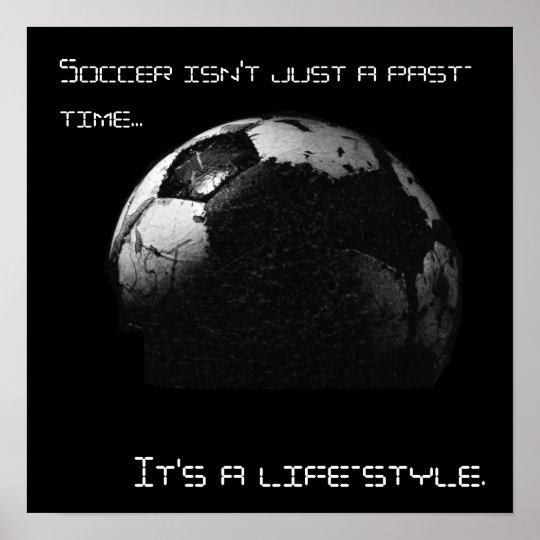 Affiche du football poster