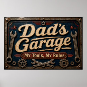 Affiche du garage de papa