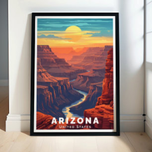 Affiche du Grand Canyon - Impression Arizona