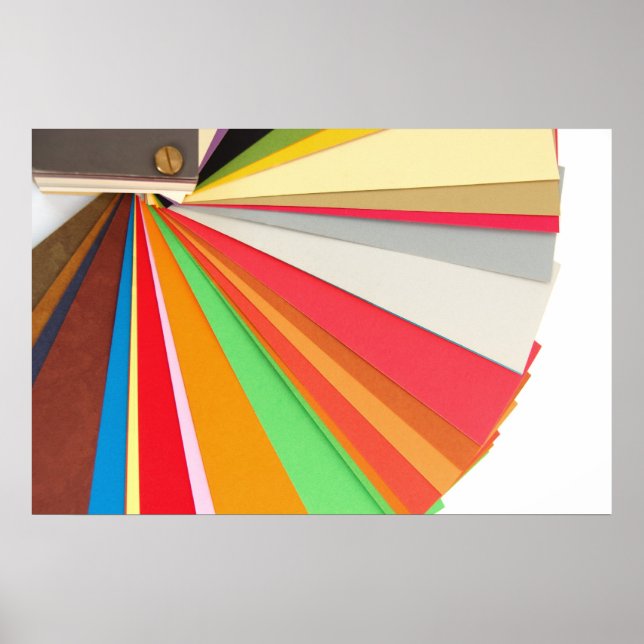 affiche du graphique en couleurs (Devant)
