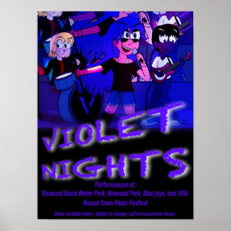 Affiche du groupe Violet Nights