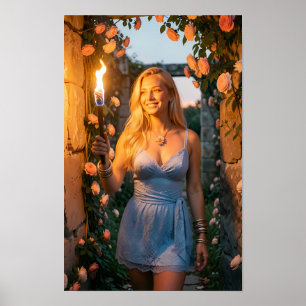 Affiche du Jardin aux Torches de la Grâce du Soir