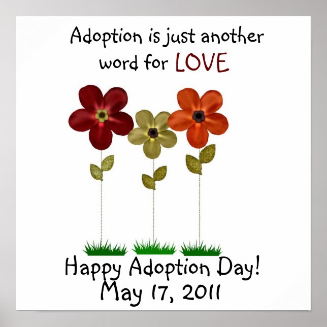 affiche du jour d'adoption (Devant)