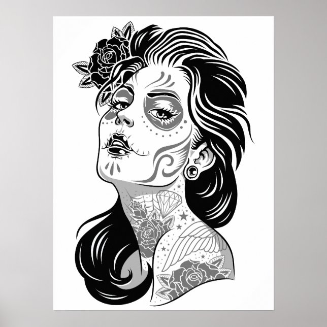 Affiche du jour de la mort d'une fille (Devant)