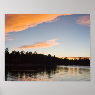 Affiche du lac Big Bear