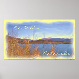Affiche du lac Dillon Colorado